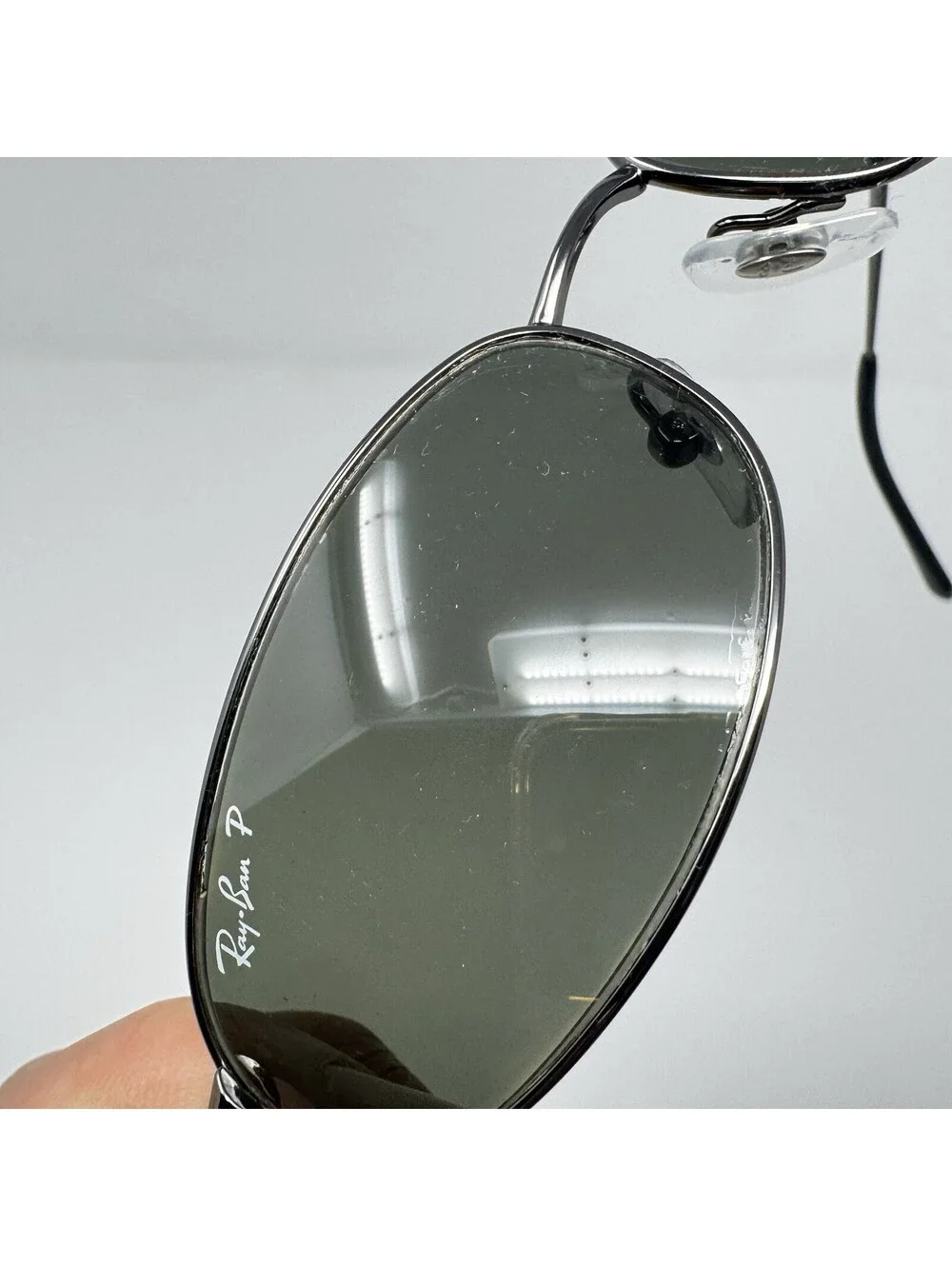 Ray-Ban RB8020 ORBS 004/48 Titanium Polarized Sunglasses 59-18